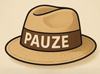 hoedje met pauze erop.
